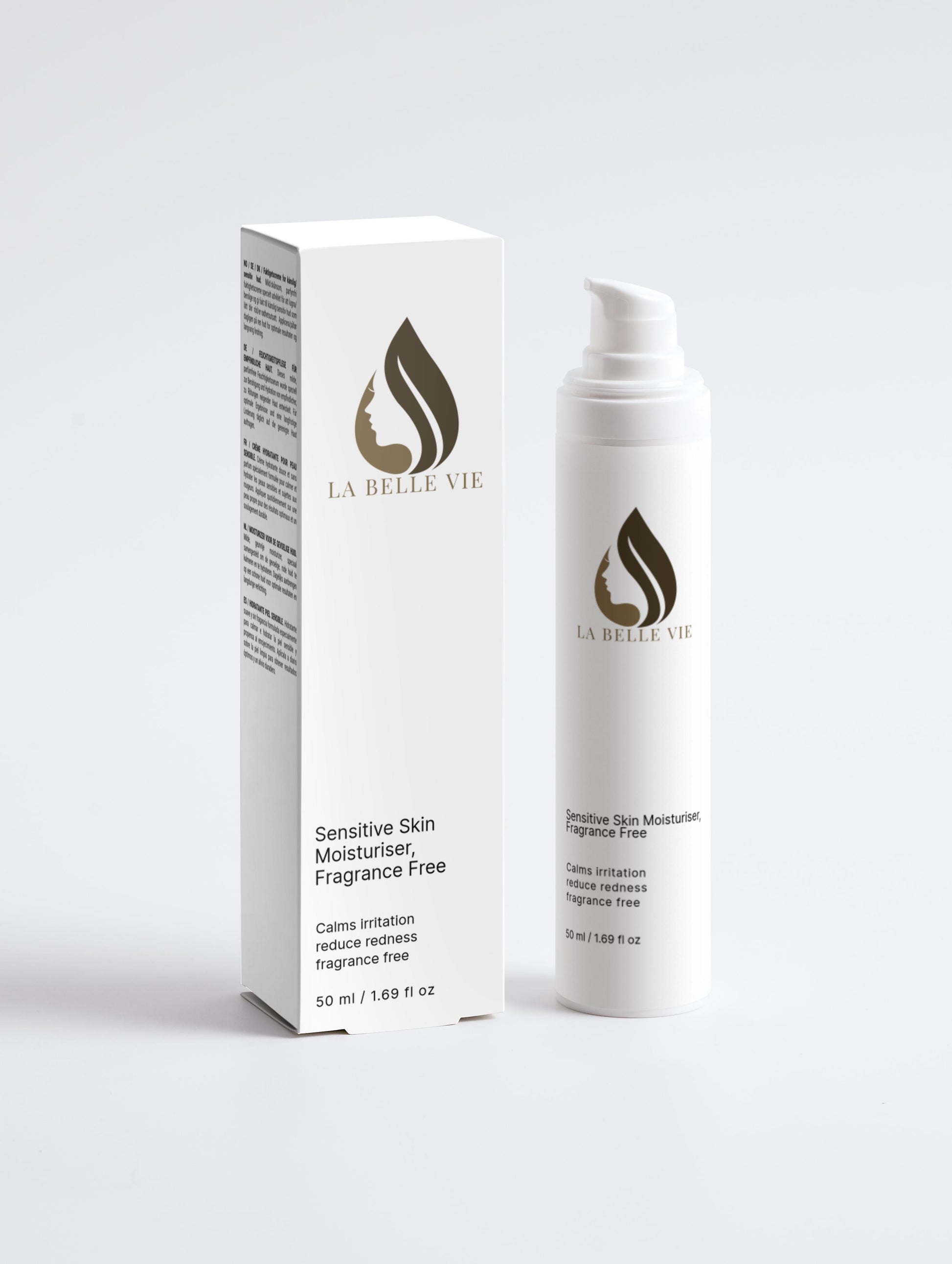 Sensitive Skin Moisturiser, Fragrance Free