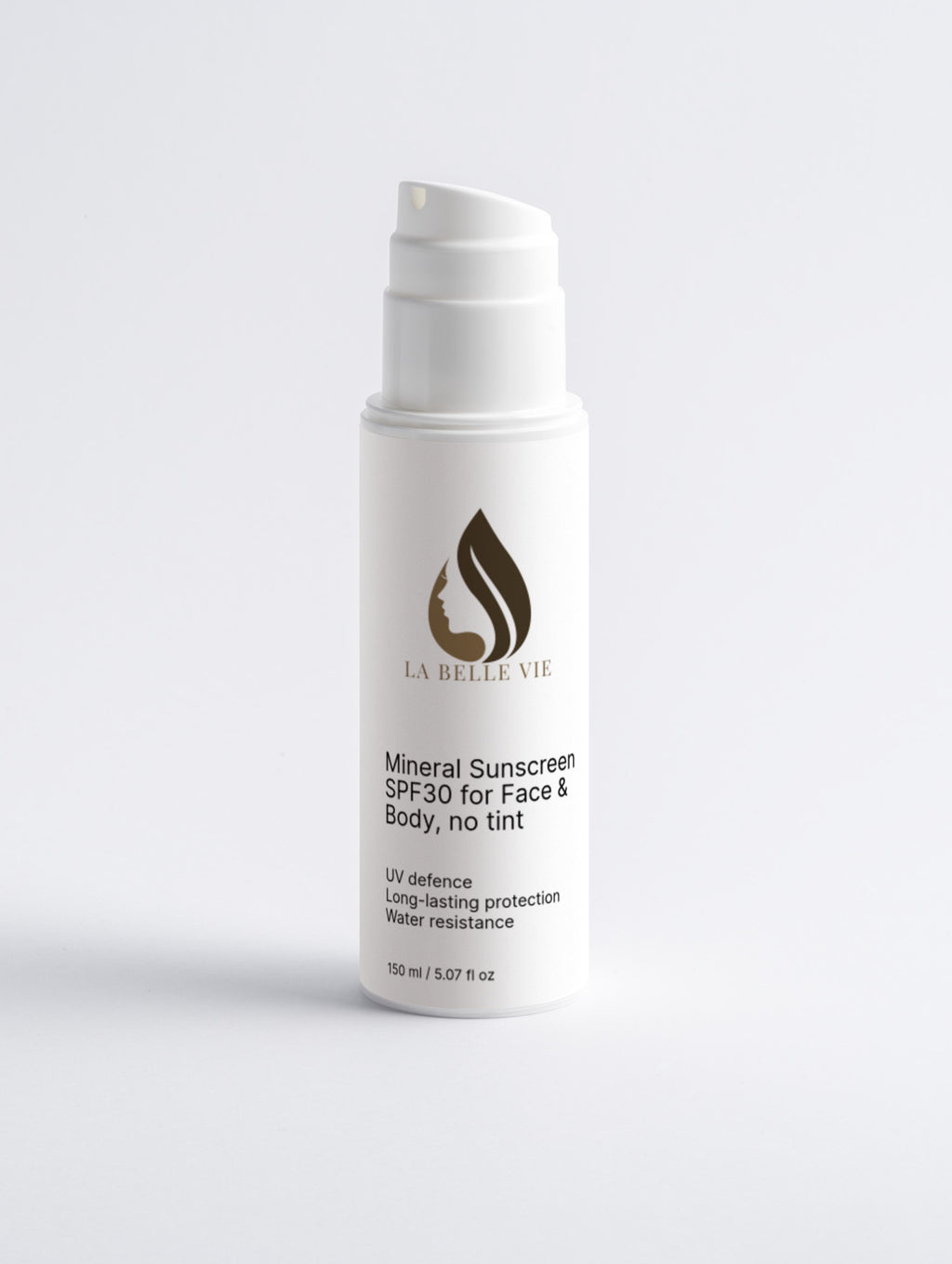 Mineral Sunscreen SPF30 for Face & Body, no tint